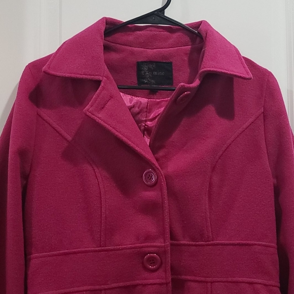 Adorable pink pea coat. - Picture 3 of 11